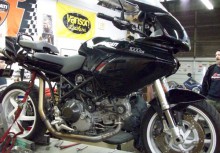Big Bore White & Black Custom Multistrada
